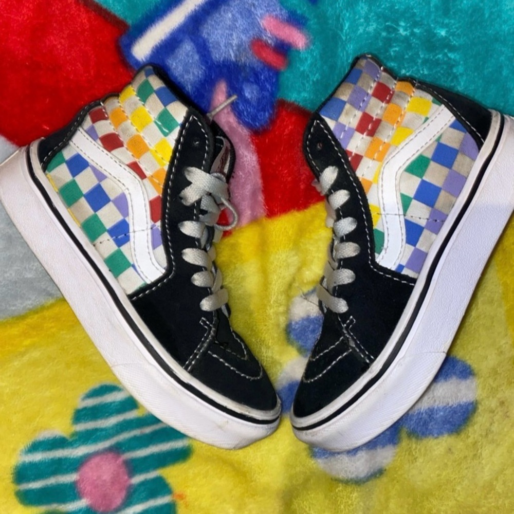 Vans sneakers size 10.5 black and white